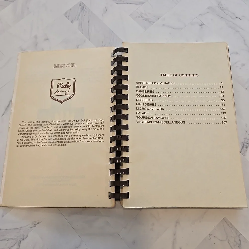 Christus Victors Burnt Offerings II Lutheran Church Cookbook 1967-1987 Minnesota